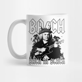 Bach In Black - Classical Rock Parody Johann Sebastian Bach Mug